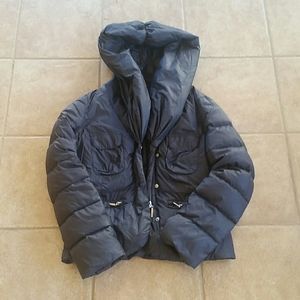 Bebe Down Filled Black Puffer Coat